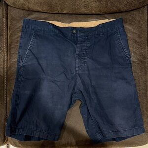 H&M Blue Flat Front Shorts